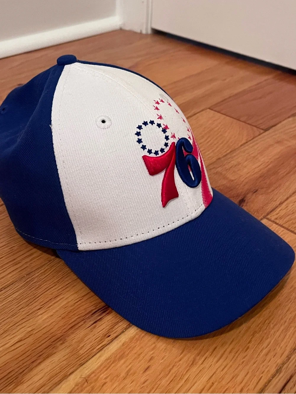 Philadelphia 76ers Youth Blue & White Baseball Cap